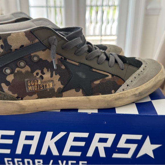 Golden Goose Camo High-Top Sneakers- Authentic - Picture 8 of 12